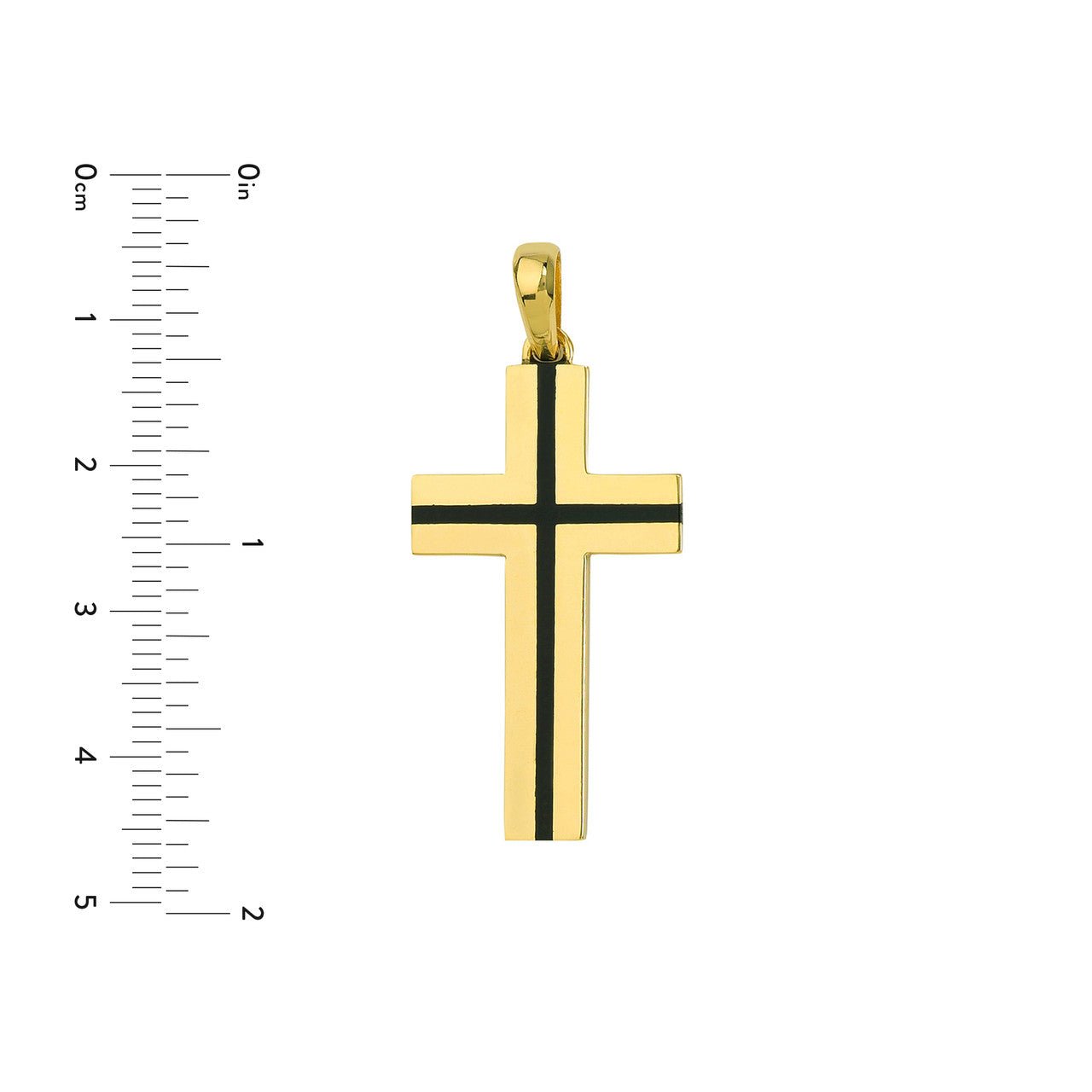 14kt yellow gold/measurements