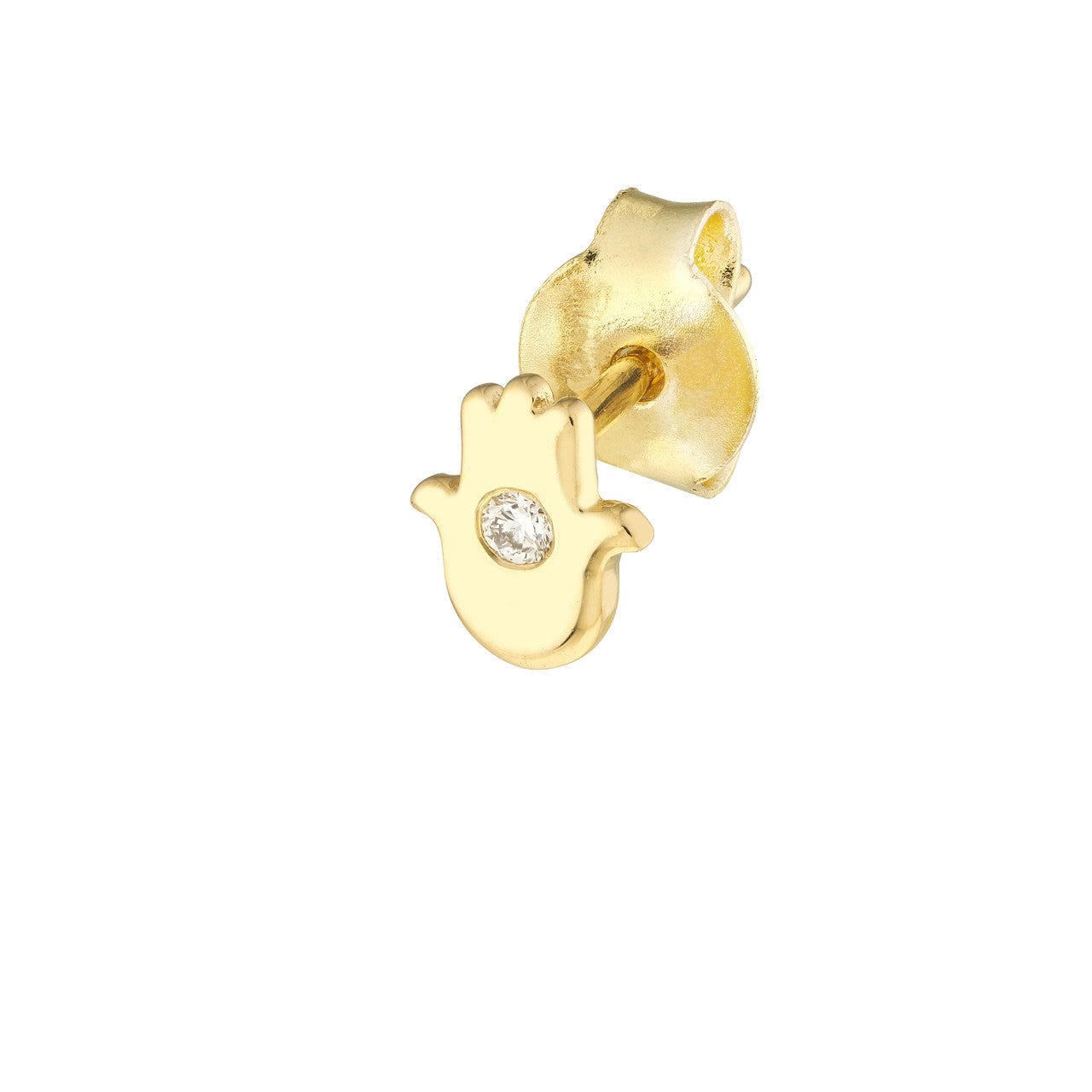 14kt yellow gold/side