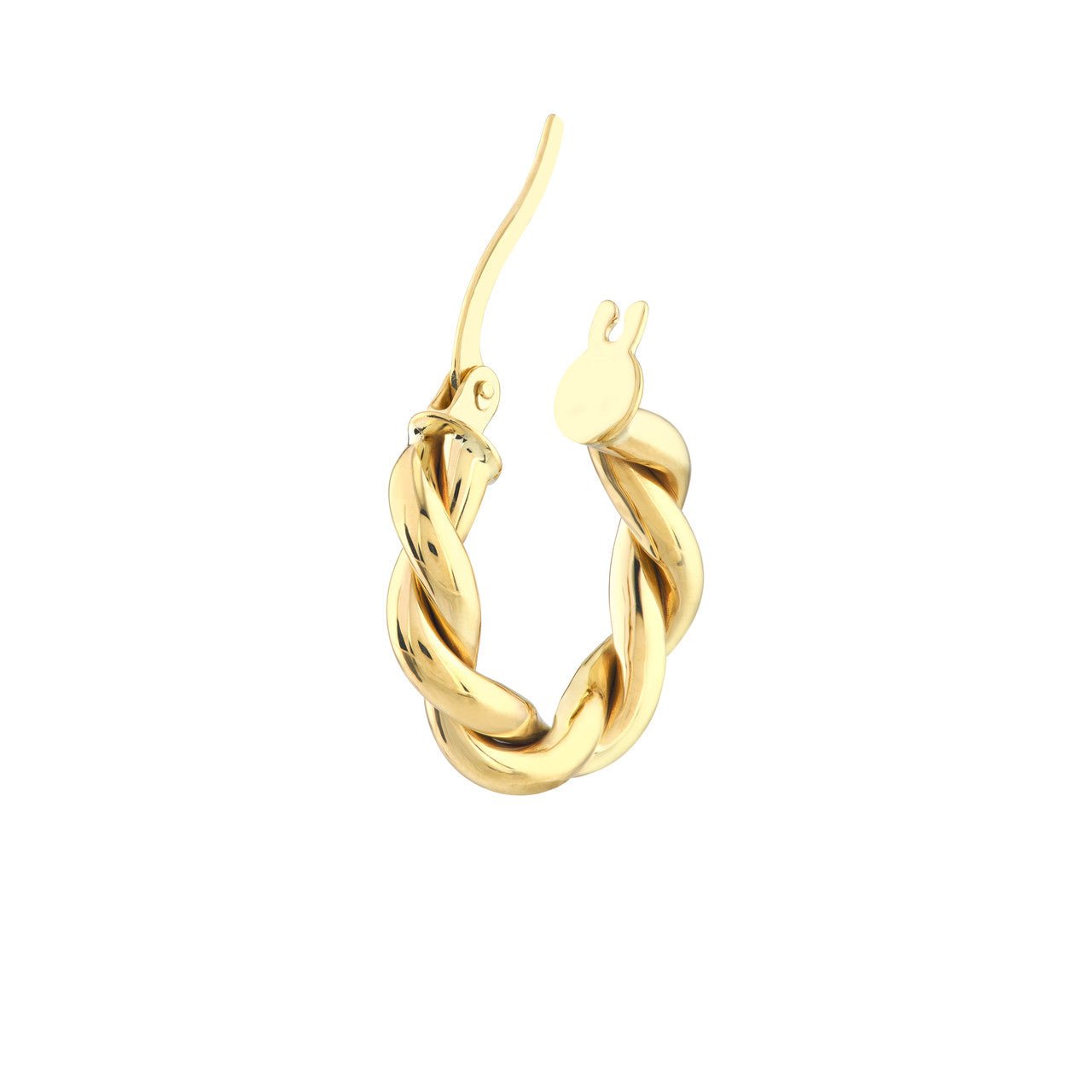 10kt yellow gold/side