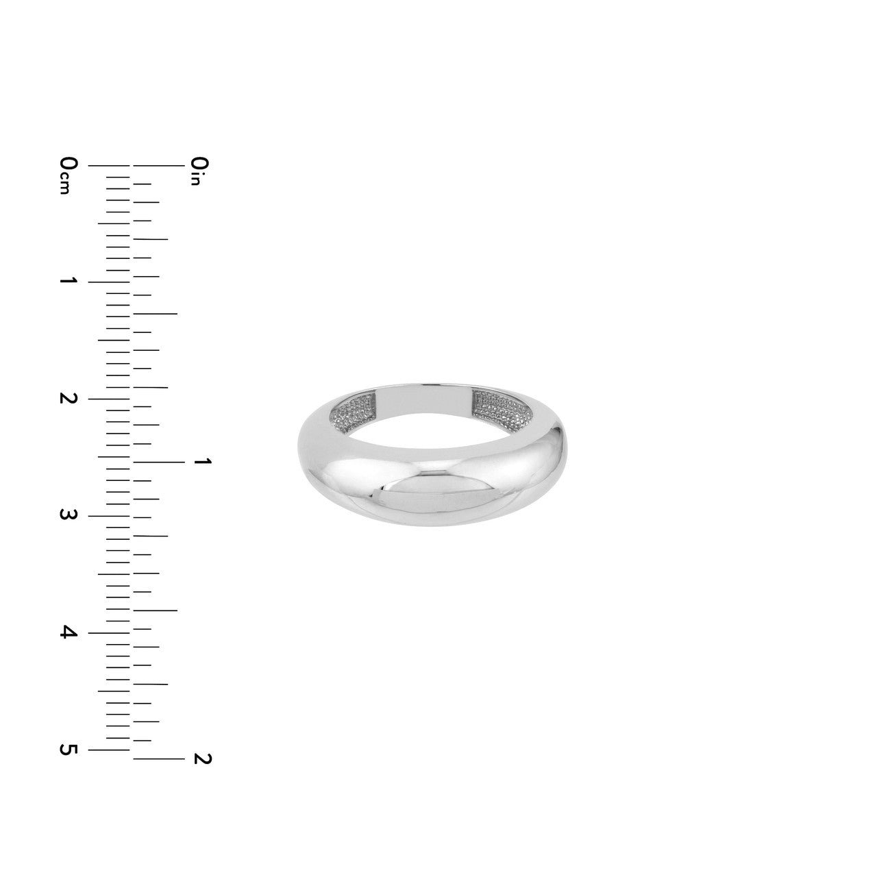 14kt white gold/measurements