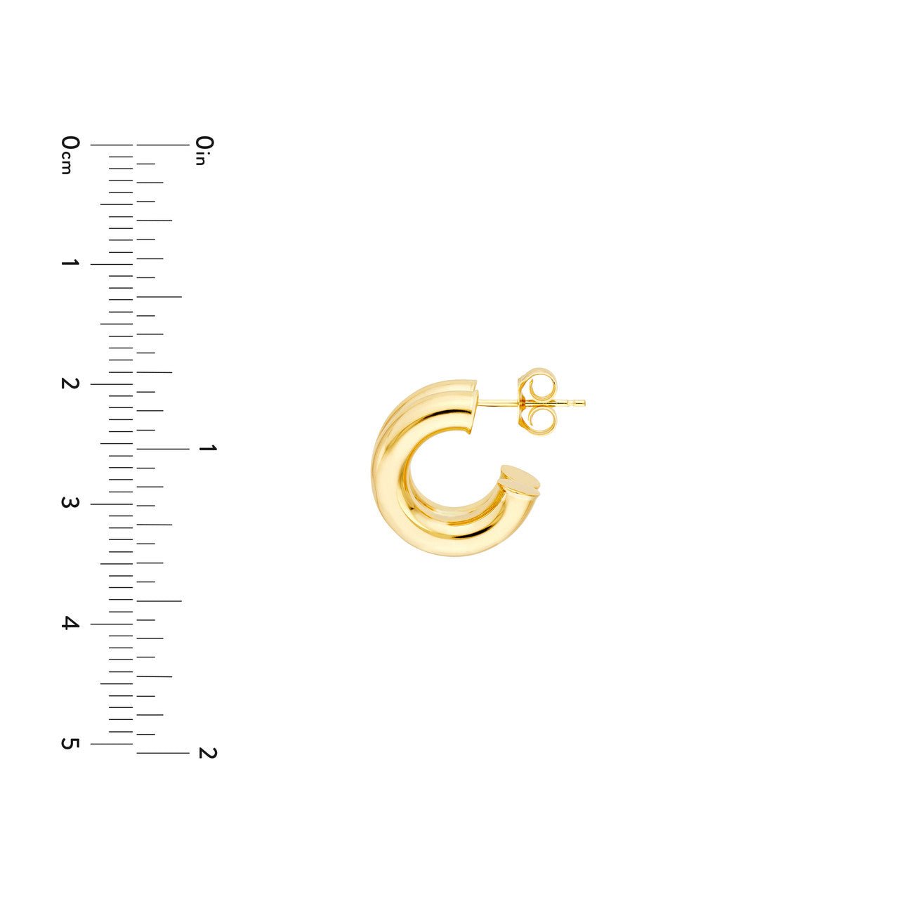 14kt yellow gold/measurements