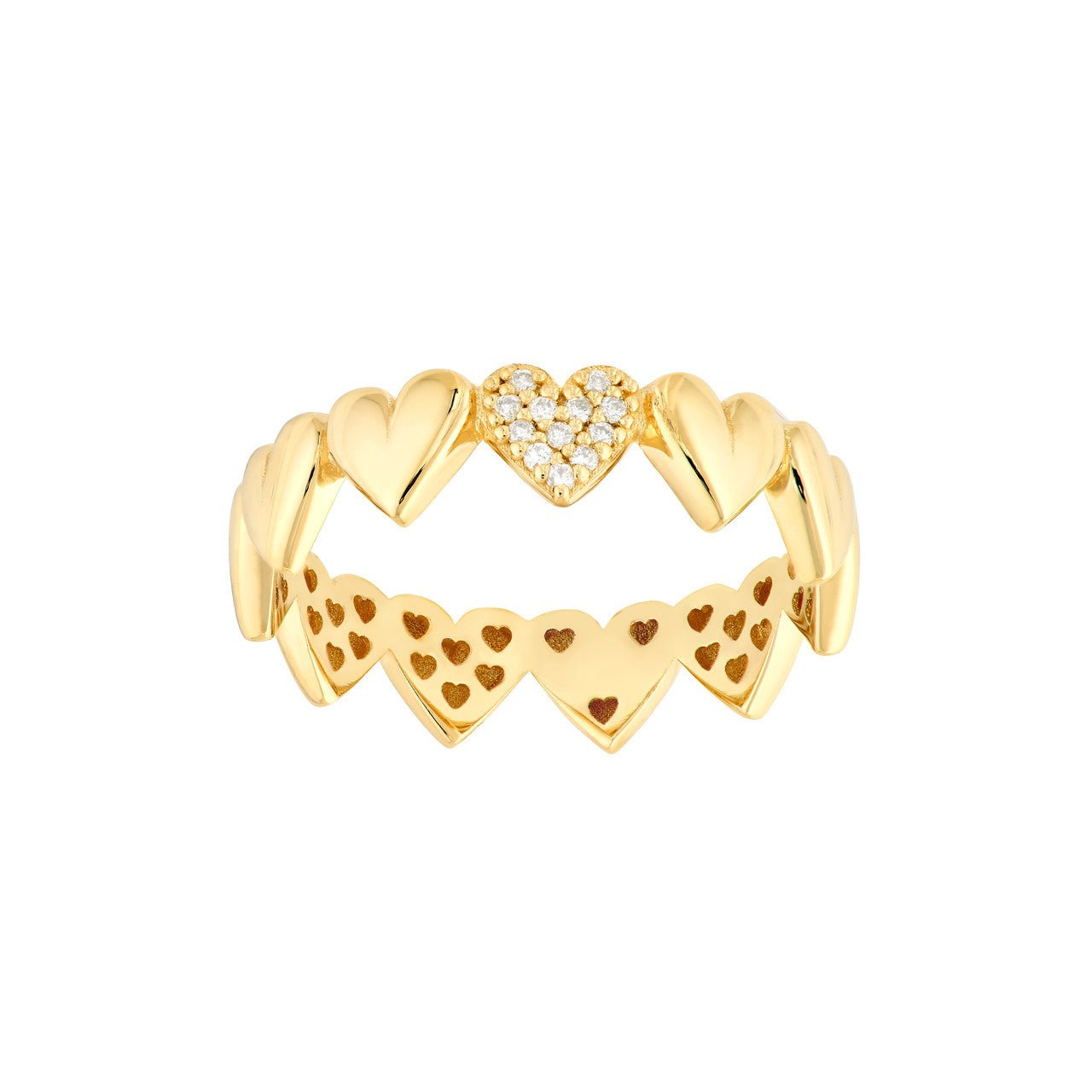 14kt yellow gold/top