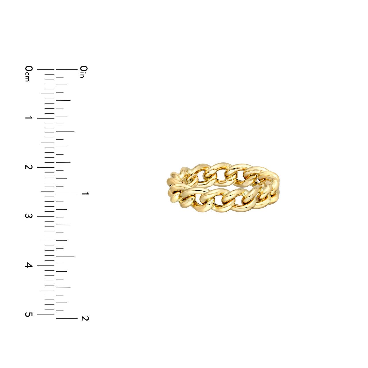 14kt yellow gold/measurements