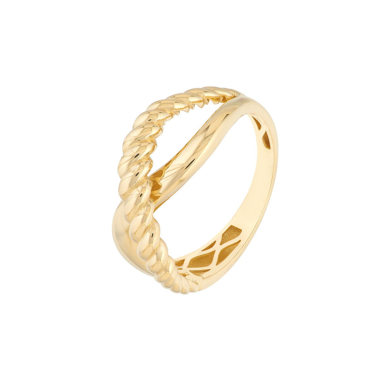 14kt yellow gold/front