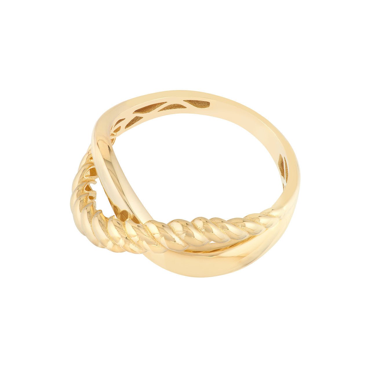 14kt yellow gold/side