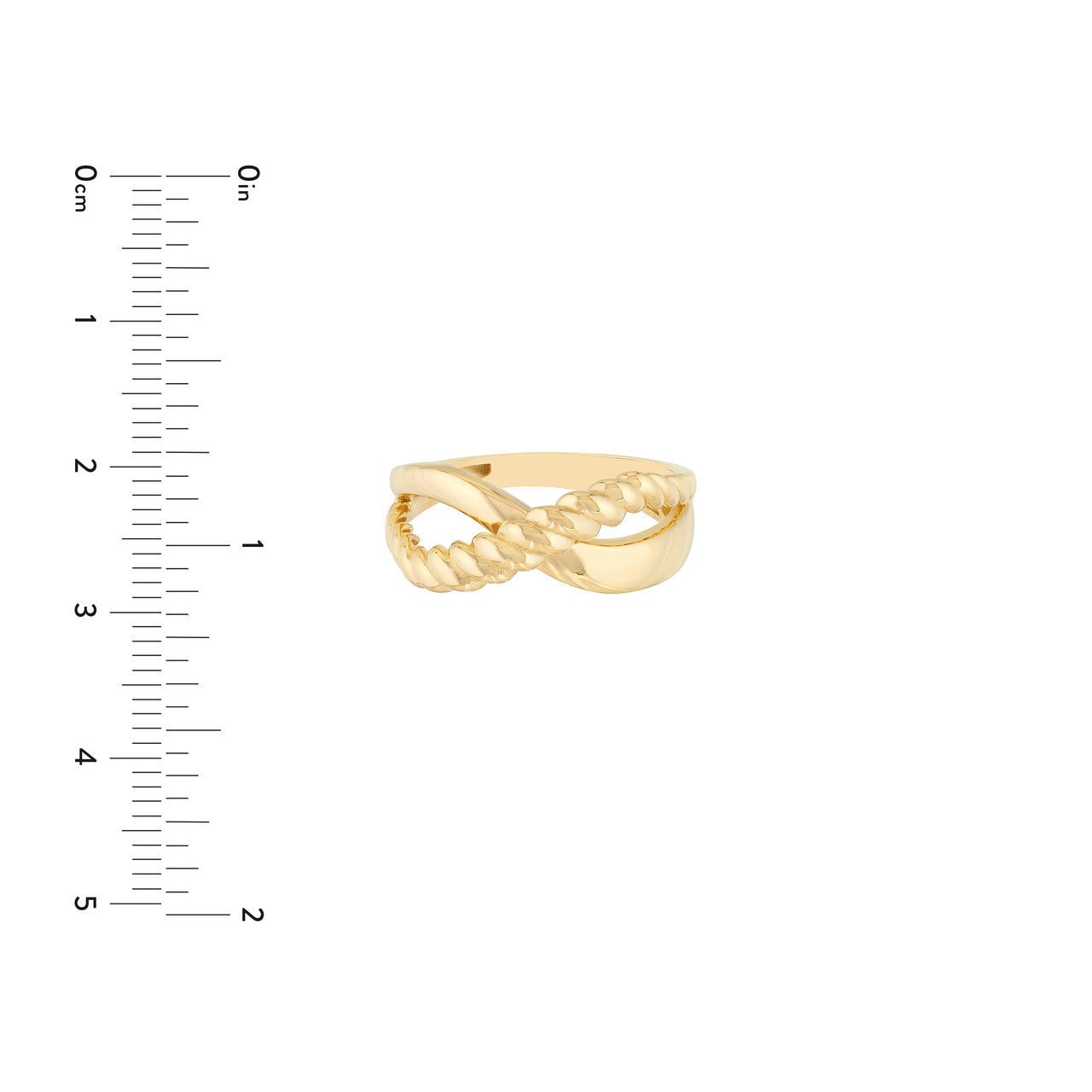 14kt yellow gold/measurements