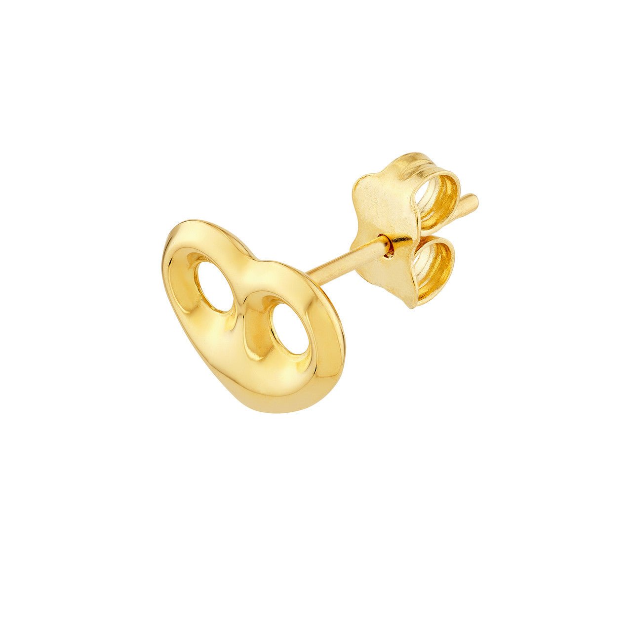 14kt yellow gold/side