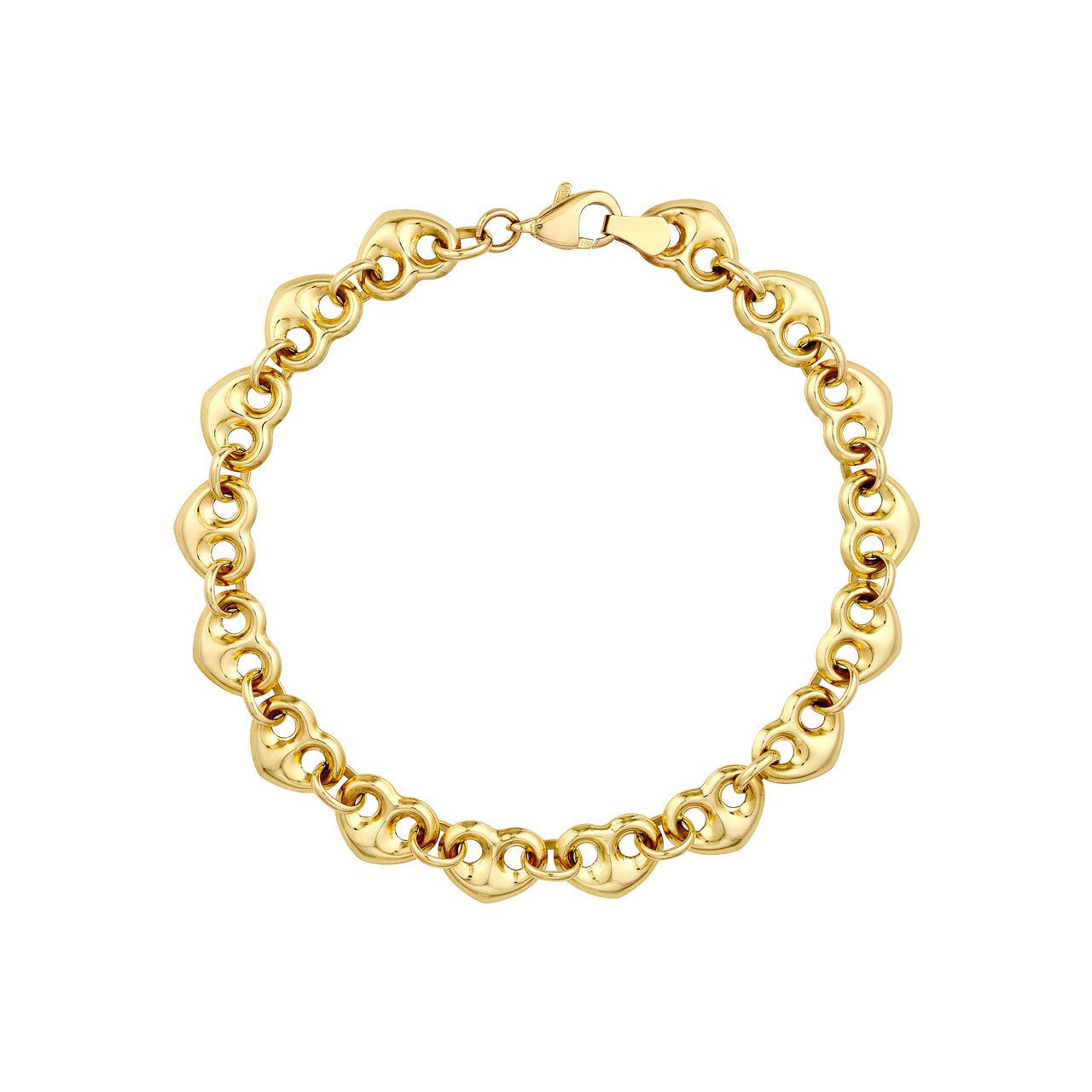 14kt yellow gold/top