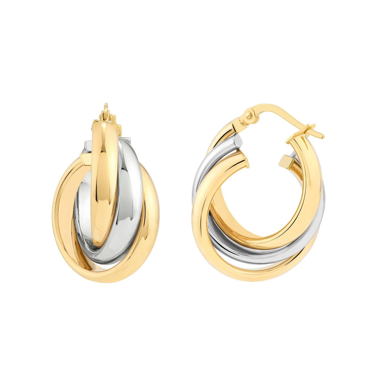 14kt Yellow Gold & 14kt White Gold/top