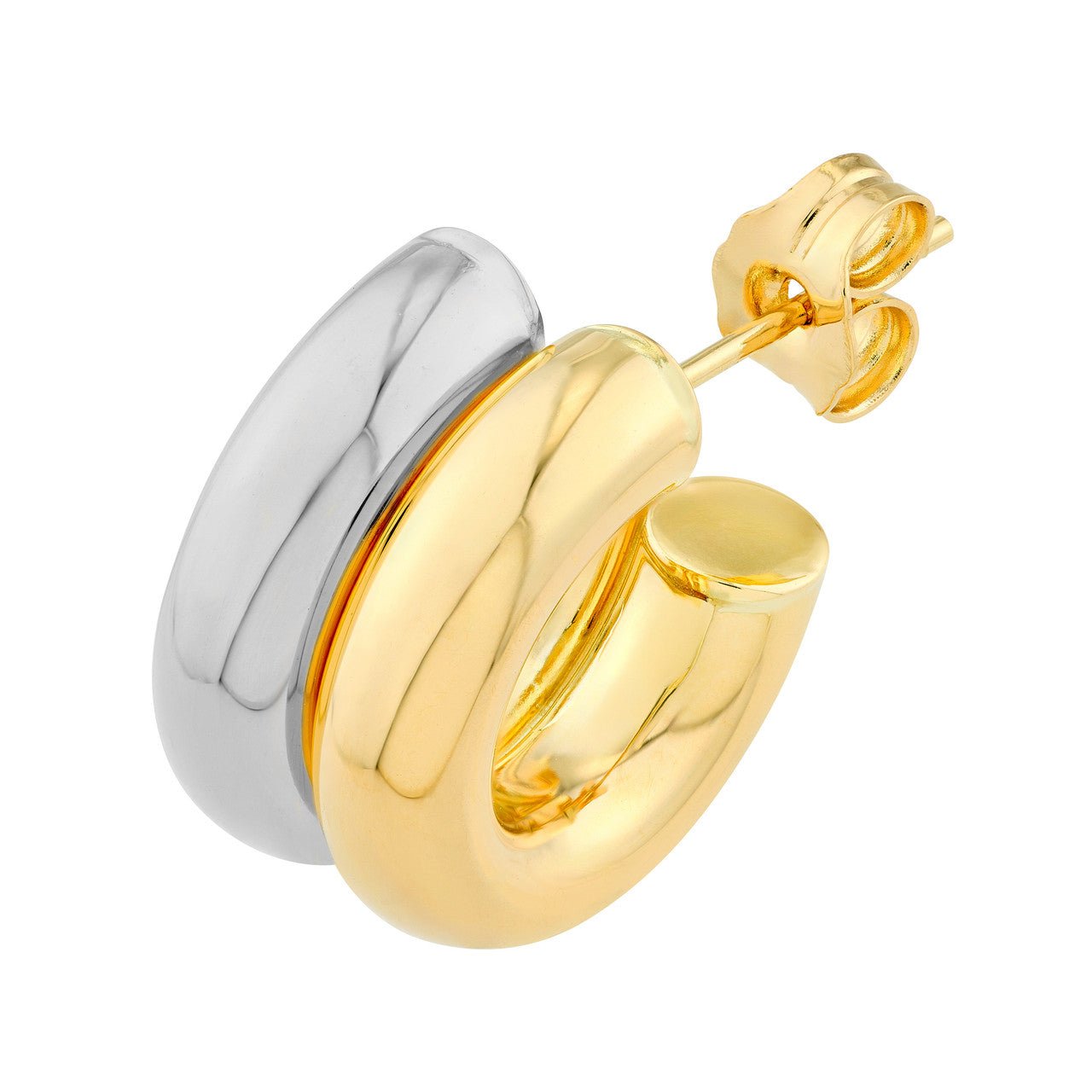 14kt Yellow Gold & 14kt White Gold/perspective