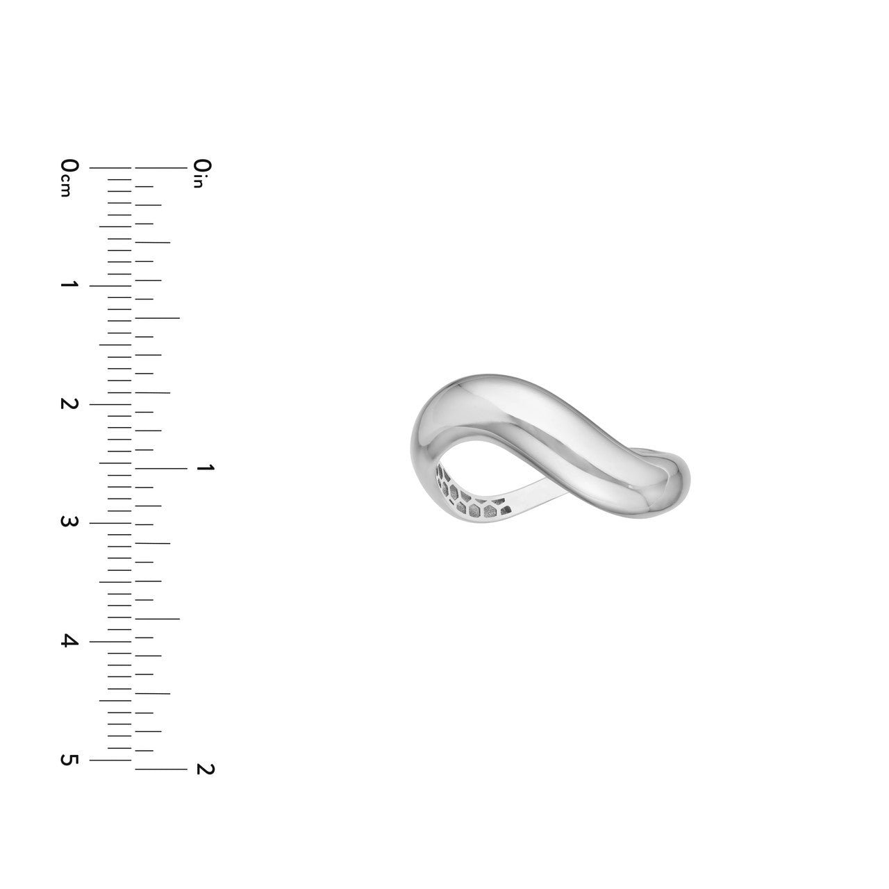 14kt white gold/measurements