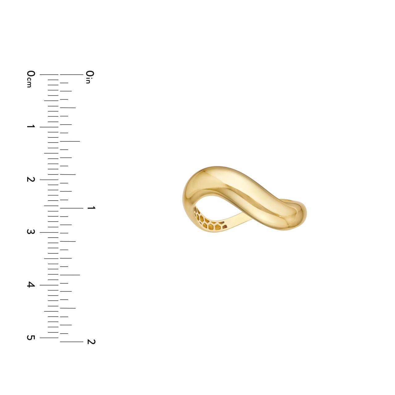 14kt yellow gold/measurements