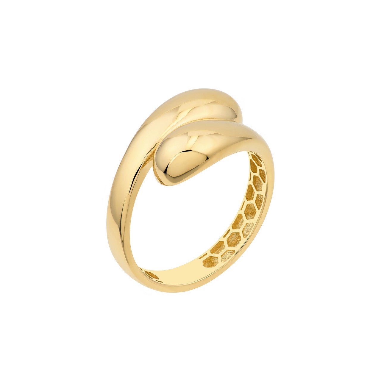 14kt yellow gold/front