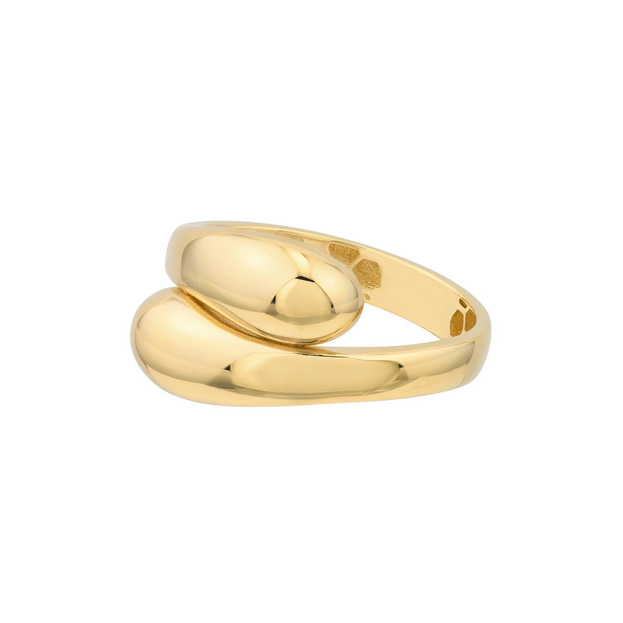 14kt yellow gold/side