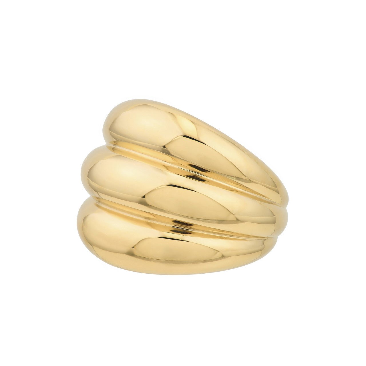 14kt yellow gold/side