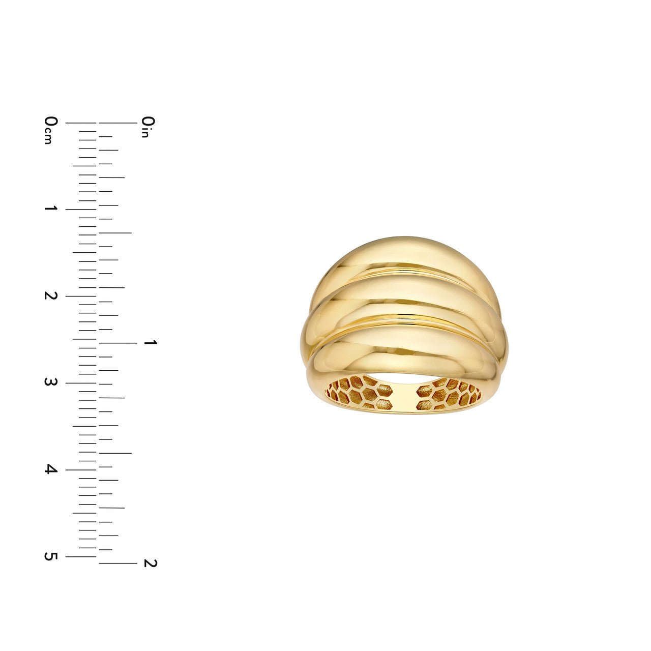 14kt yellow gold/measurements