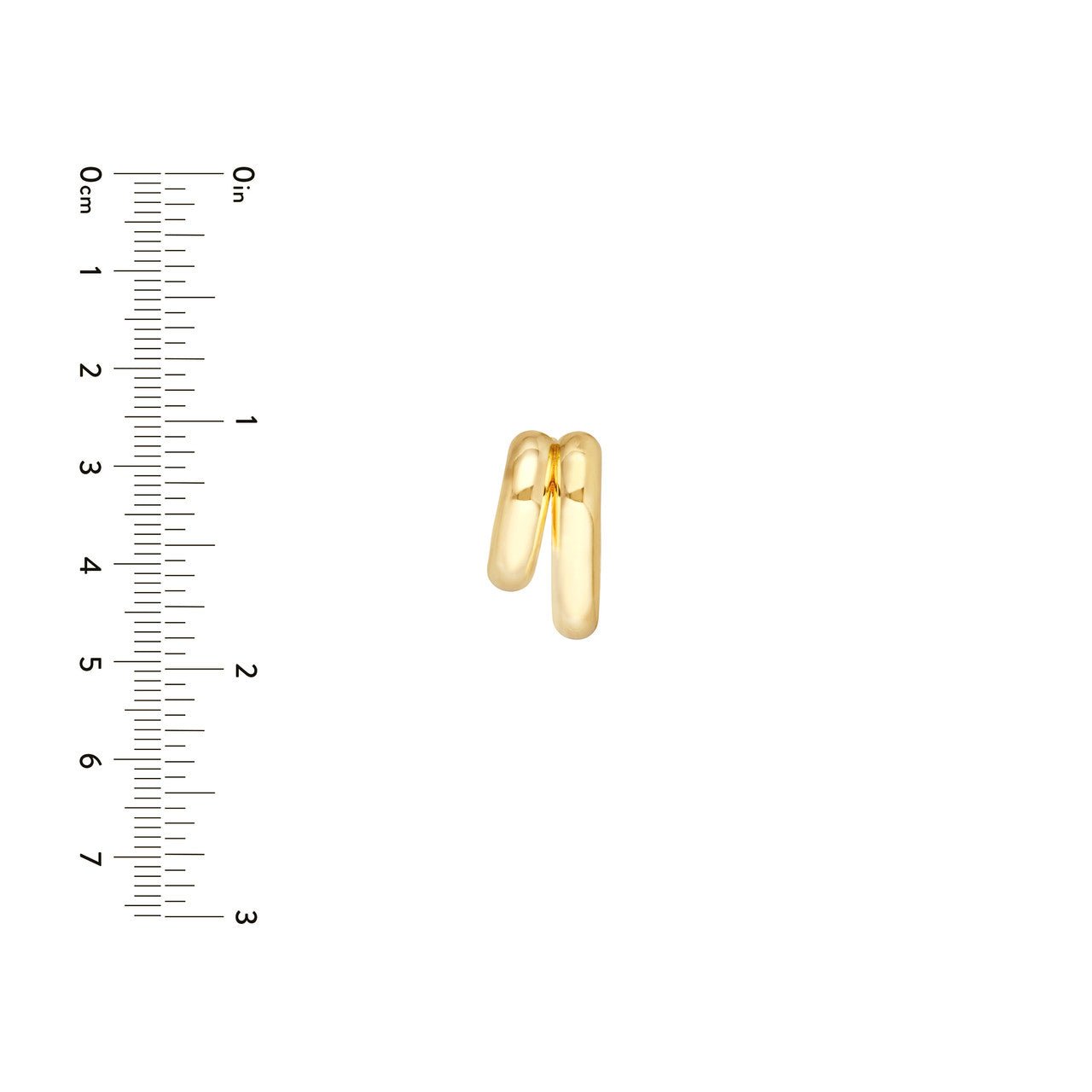 14kt yellow gold/measurements