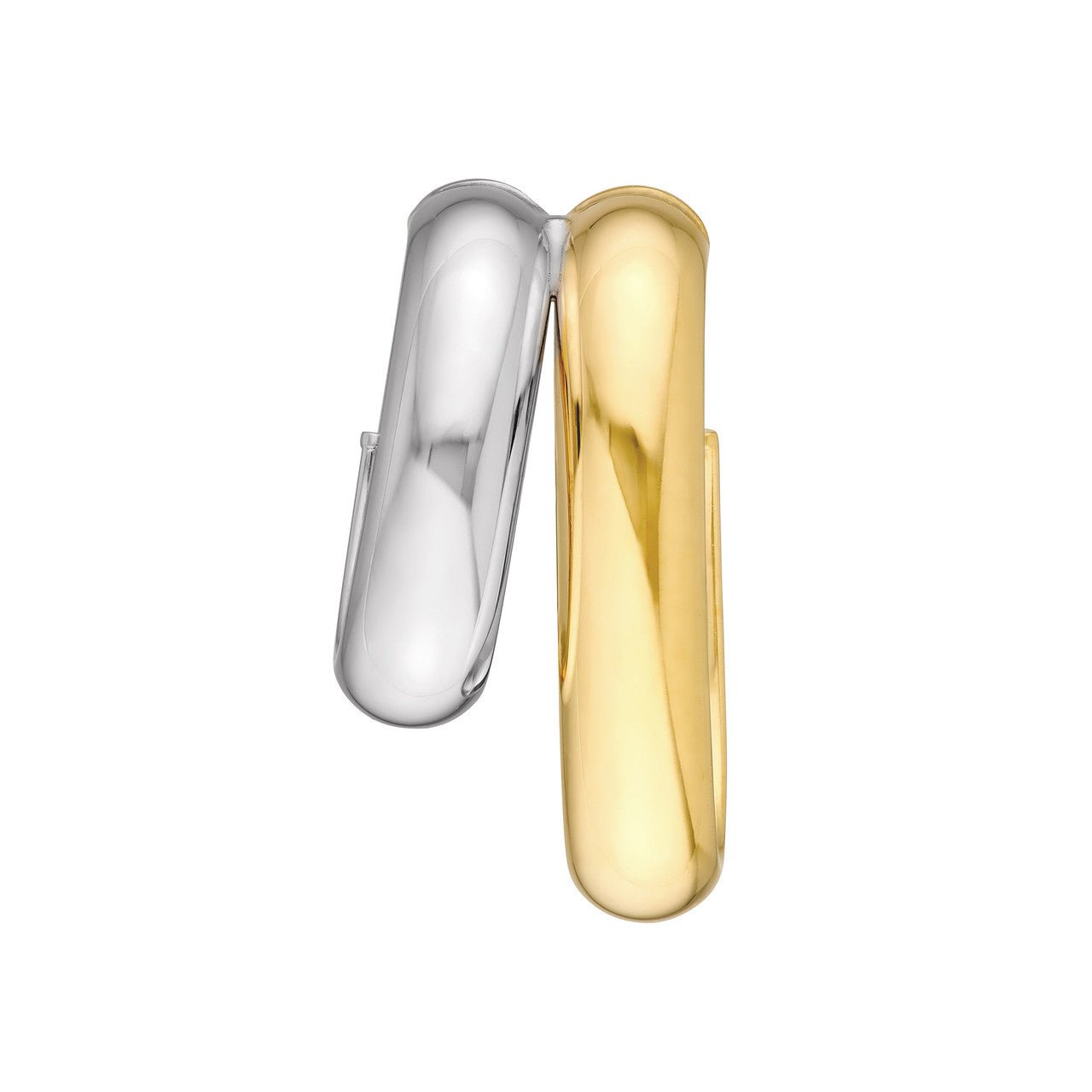 14kt Yellow Gold & 14kt White Gold/side