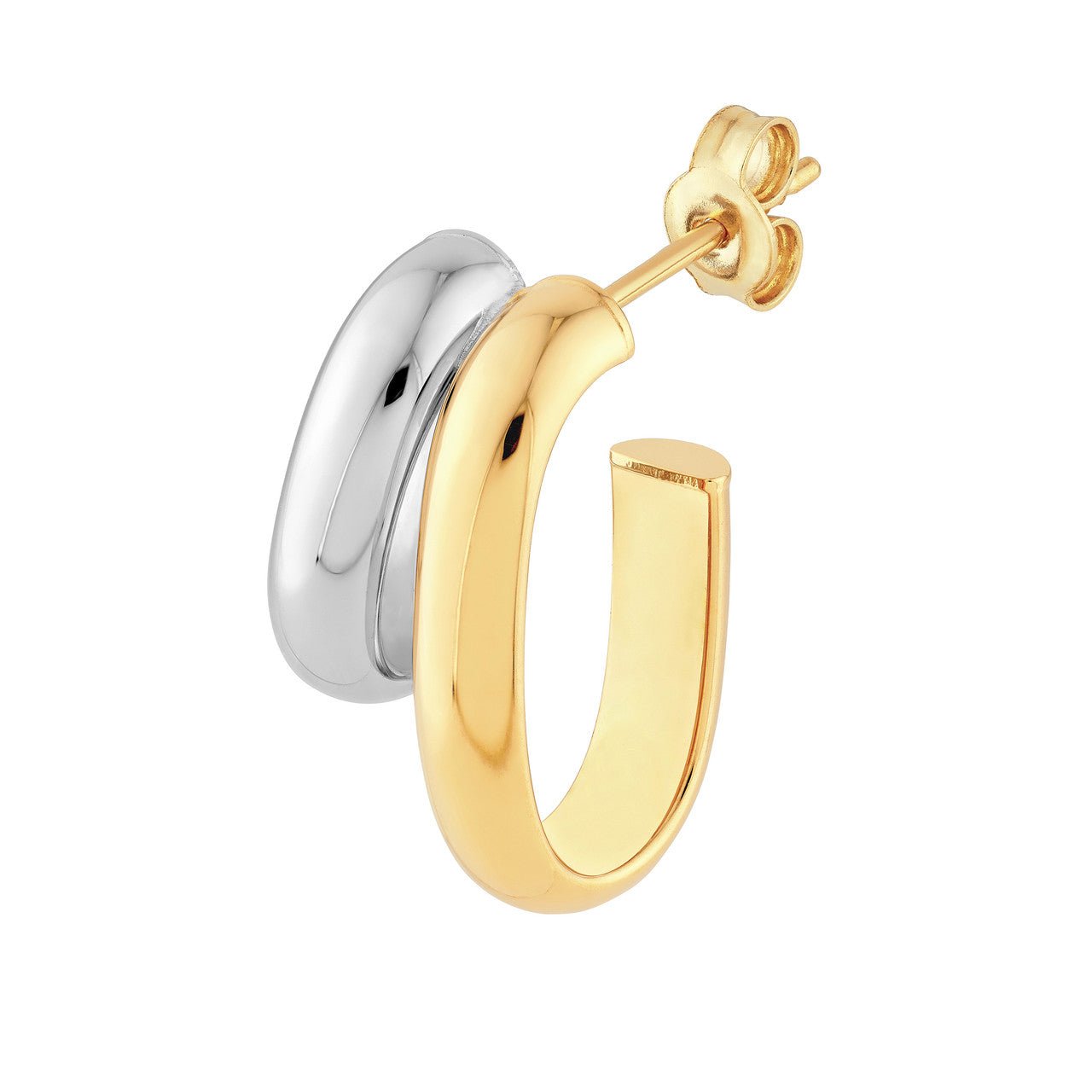 14kt Yellow Gold & 14kt White Gold/perspective