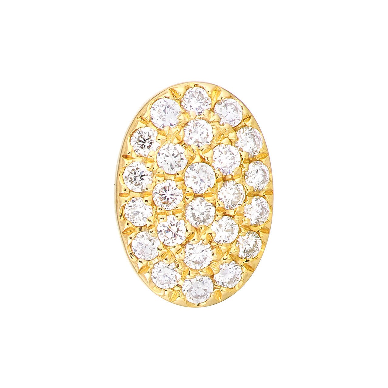 14kt yellow gold/front