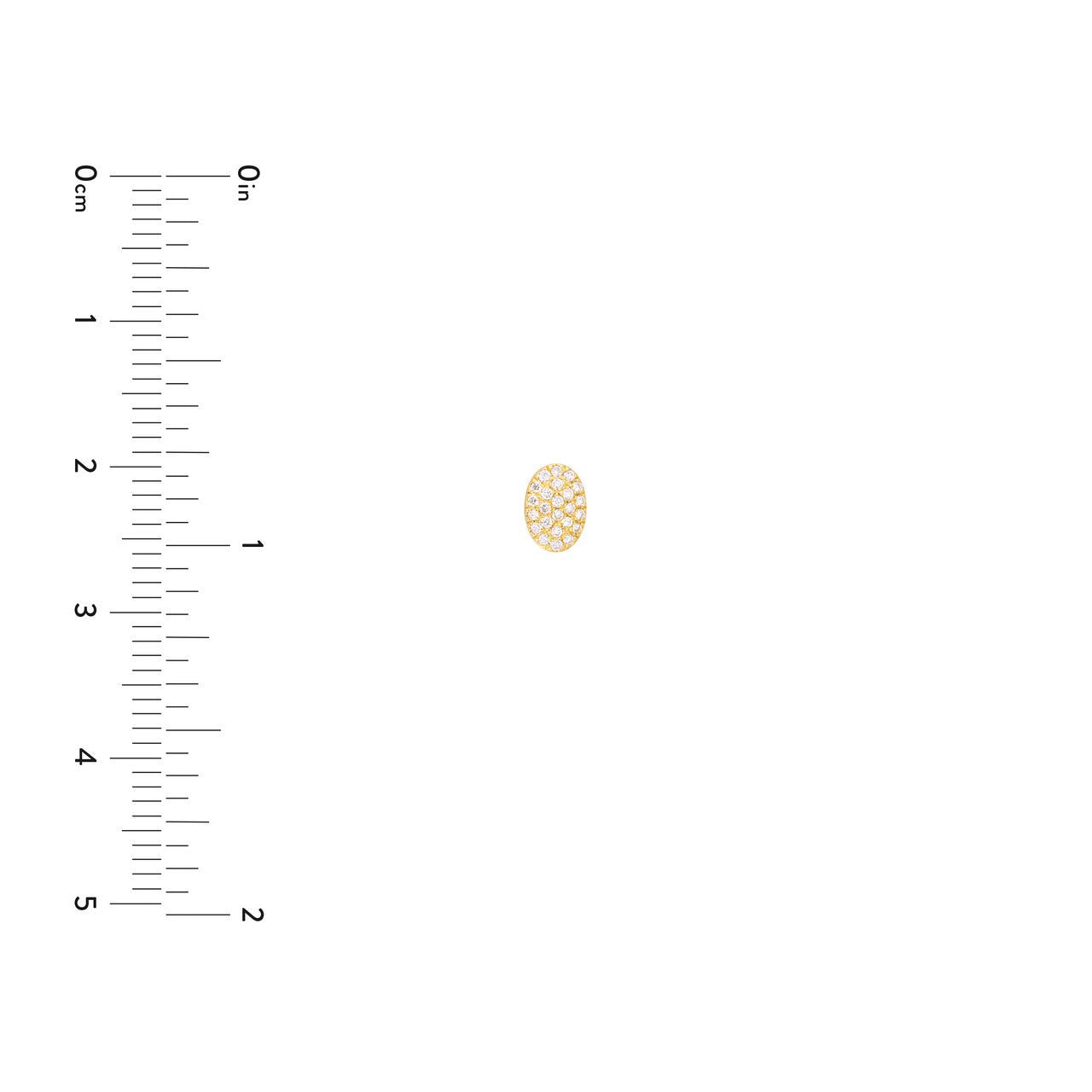 14kt yellow gold/measurements