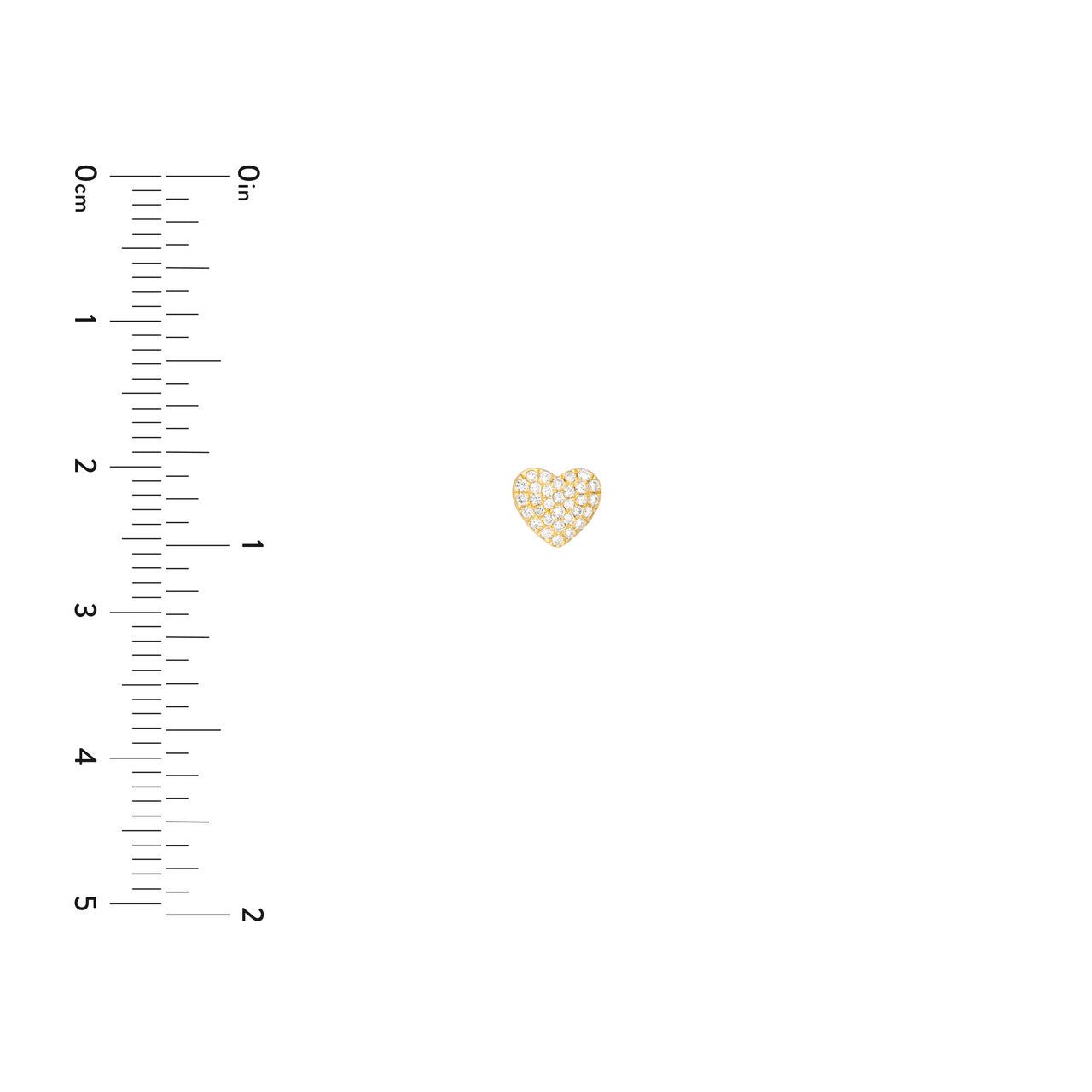 14kt yellow gold/measurements