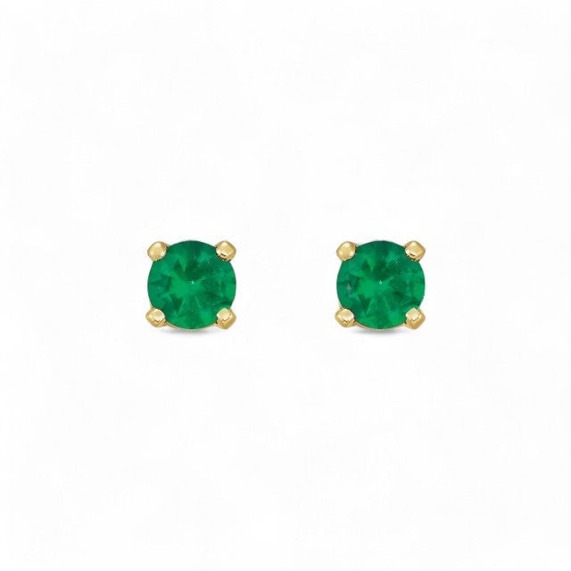 14kt yellow gold/May - Emerald/top