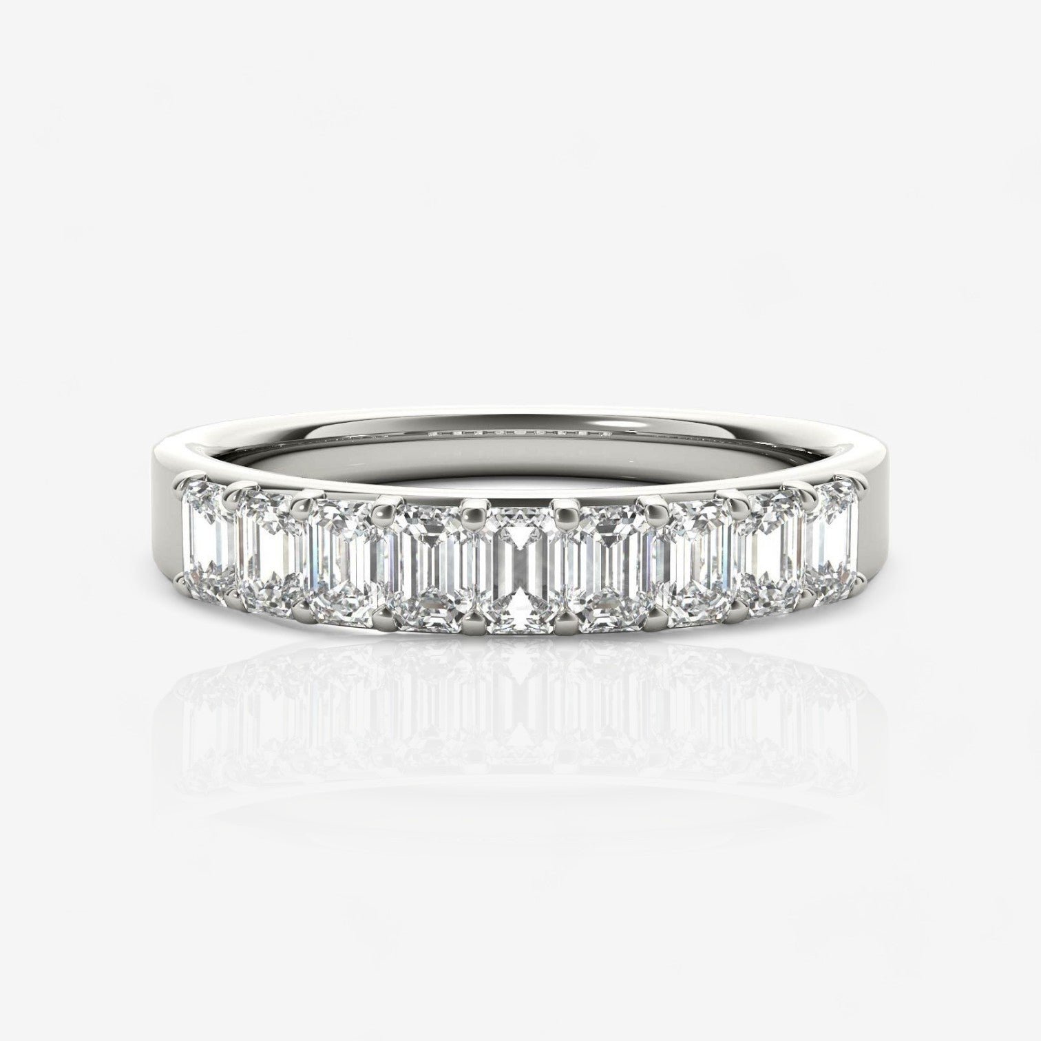 18kt white gold/platinum/1.00 ctw/top