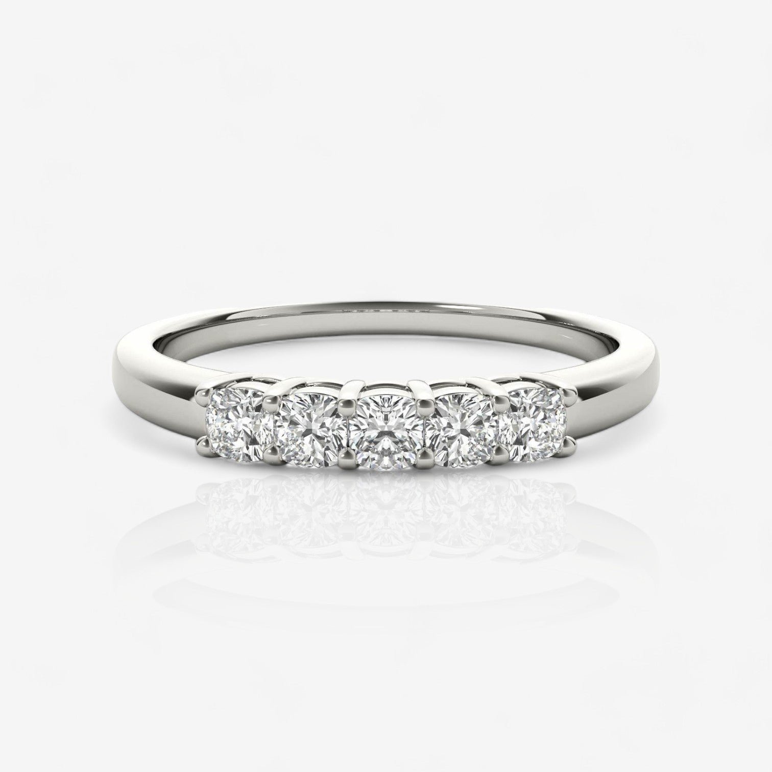 18kt White Gold/Platinum/0.50/top