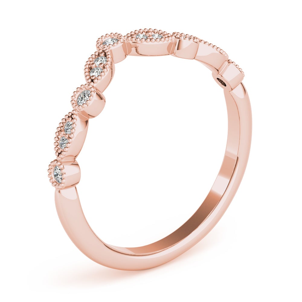 18kt rose gold/side