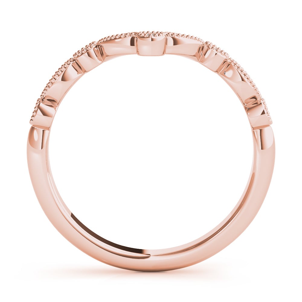 18kt rose gold/front