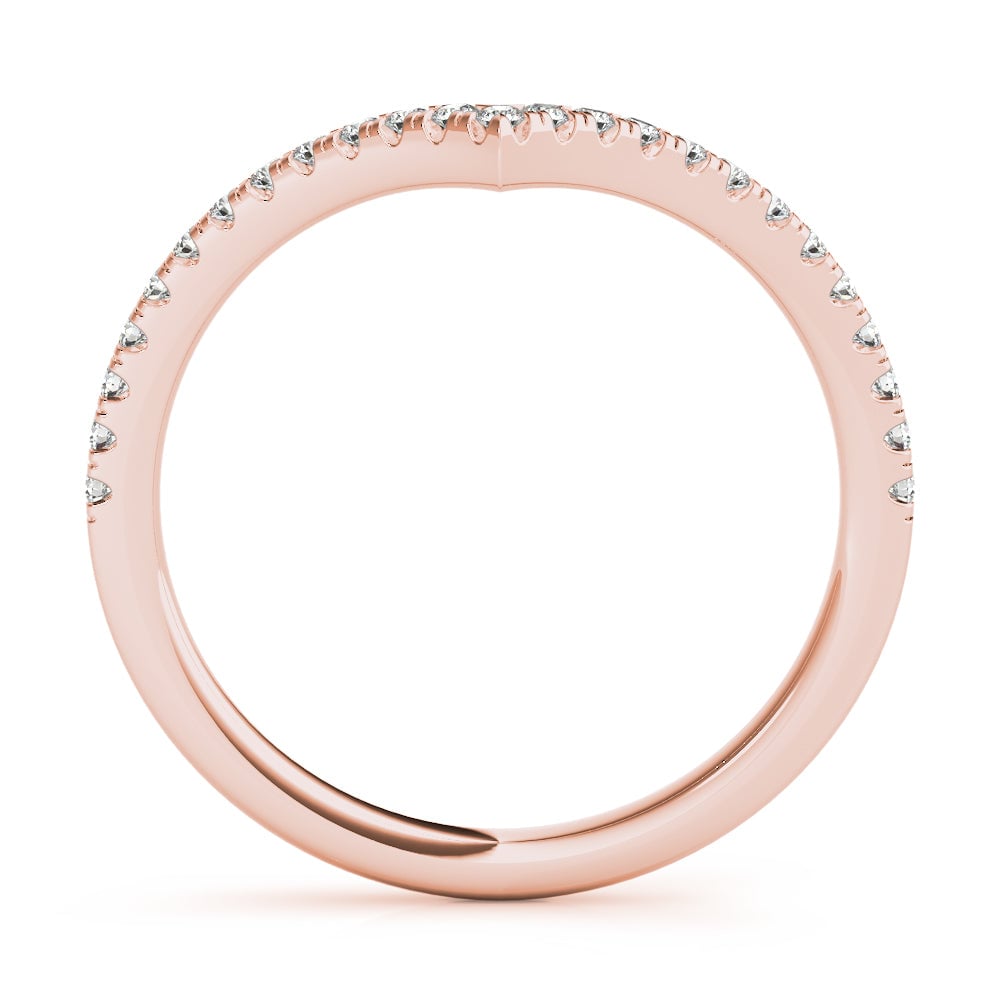 18kt rose gold/front