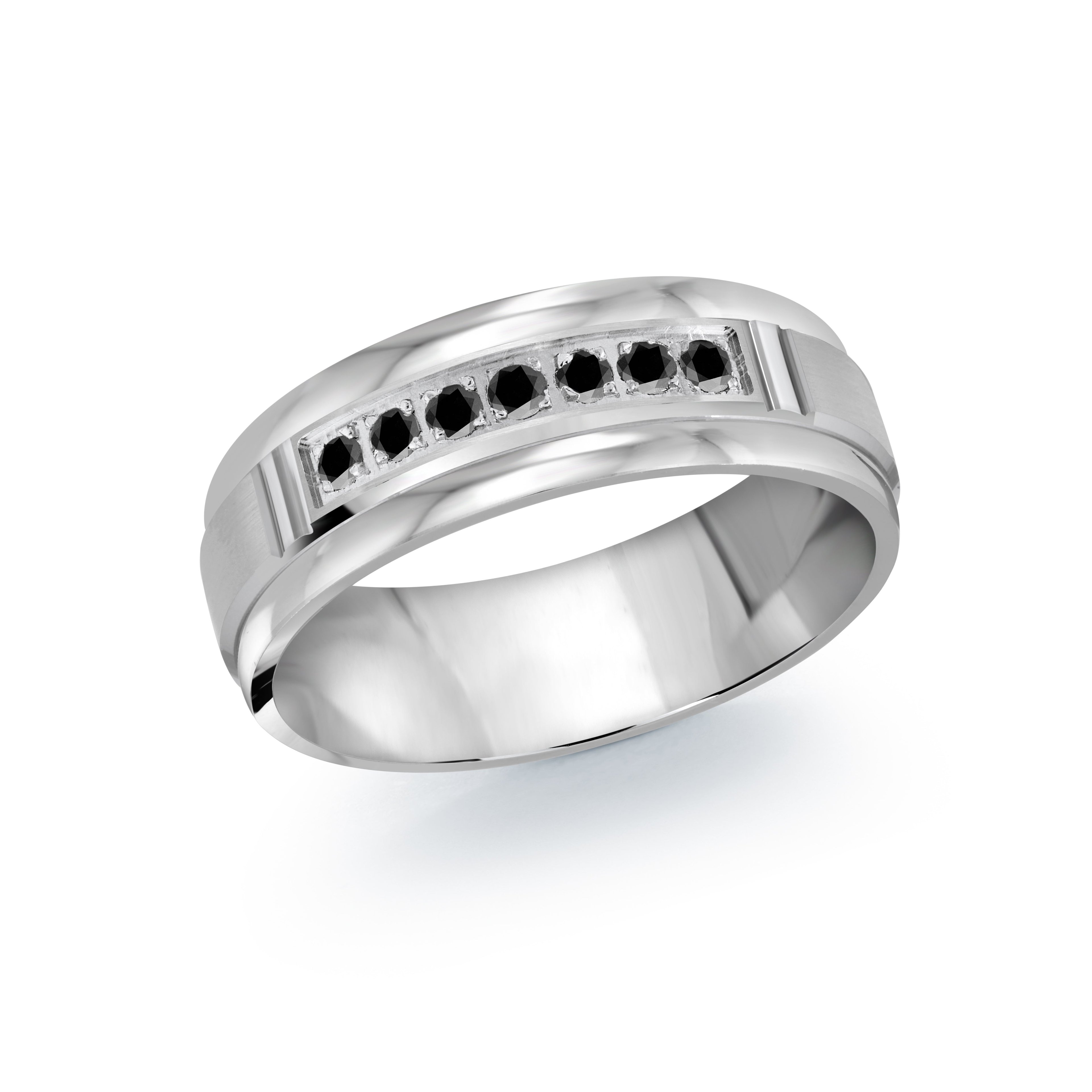 14kt White Gold/18kt white gold/platinum/top