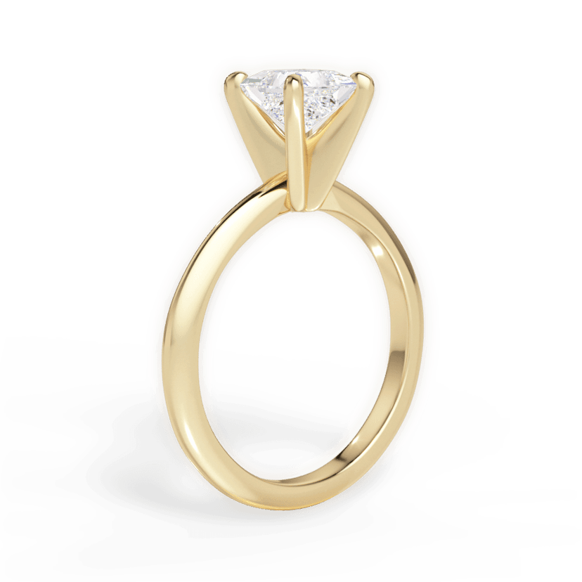 Sybil Solitaire 18kt Yellow Gold Princess cut Engagement Ring | Ritani